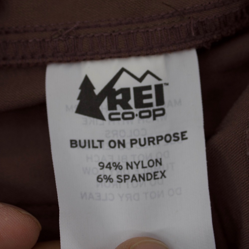 REI Co-op Hiking Pants Womens 6 Petite Brown Savanna Trails Regular Fit Stretch - Picture 8 of 10